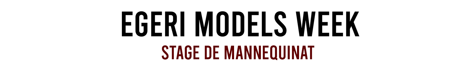logo egeri models week stage de mannequinat